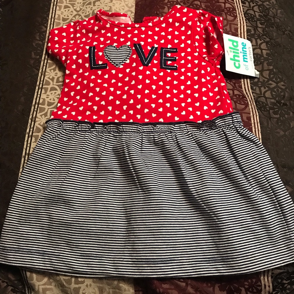 Red White & Blue baby Dress (6-9M)